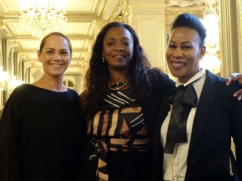 Nathaly Coualy, Sylvie Condé, Danielle Gabou (comédienne )