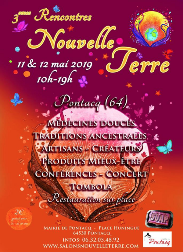 SALON NOUVELLE TERRE à PONTACQ 11 et 12 mai 2019