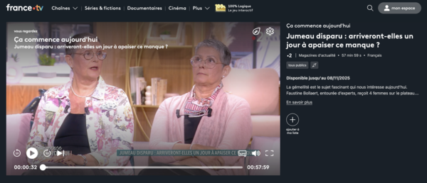 Jumeau disparu : arriveront-elle un jour à apaiser ce manque