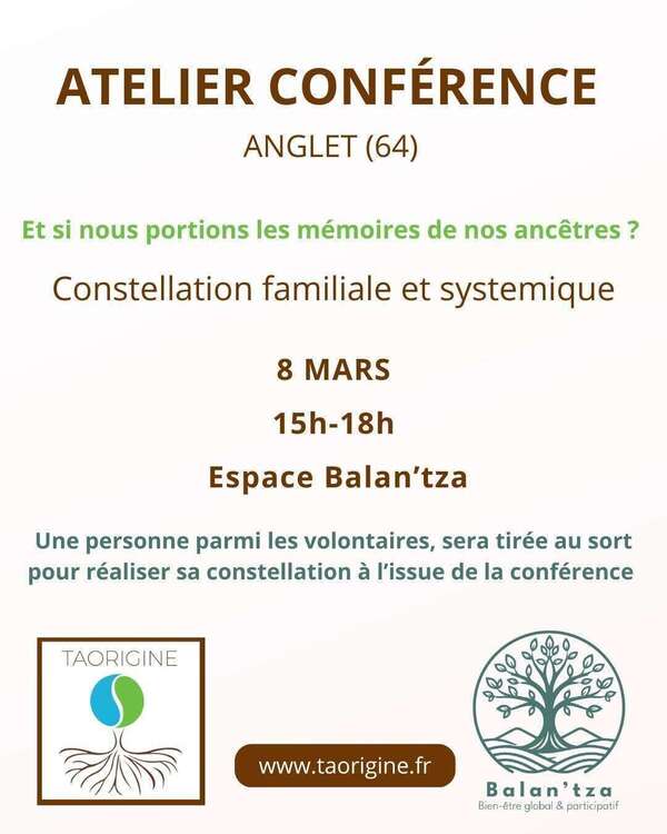Atelier Conférence à Anglet 8 mars