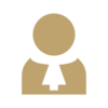 Silhouette beige stylisée avocat droit travail Paris