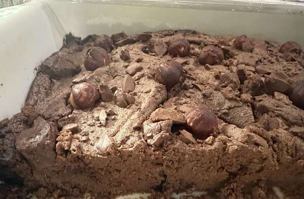 Gateau au chocolat rapide sans sucre ajouté, sans farine  et sans gras