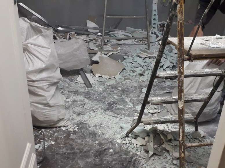 Photos avant et pendant les Travaux 