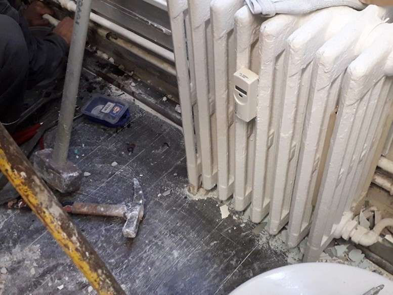 Photos avant et pendant les Travaux