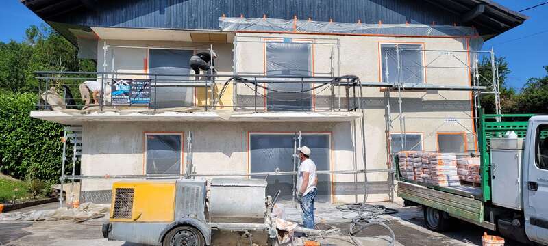 ravalement de façade avant