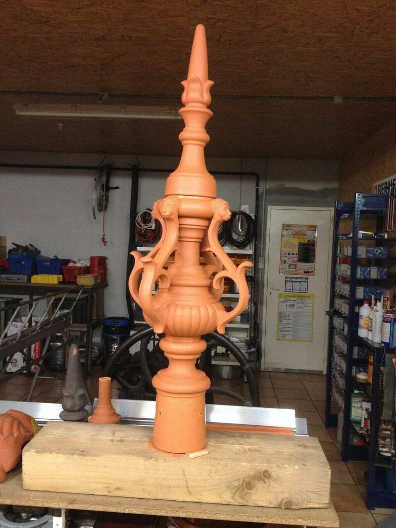 épis en terre cuite