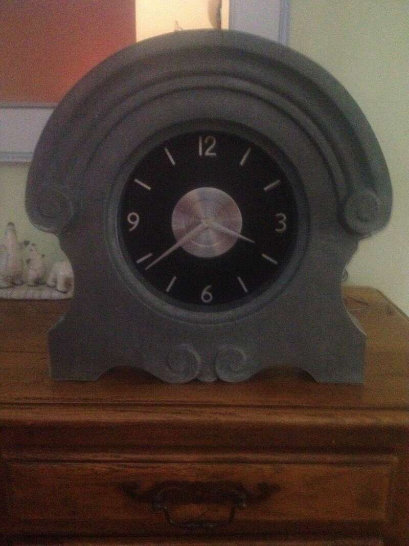 Horloge en zinc