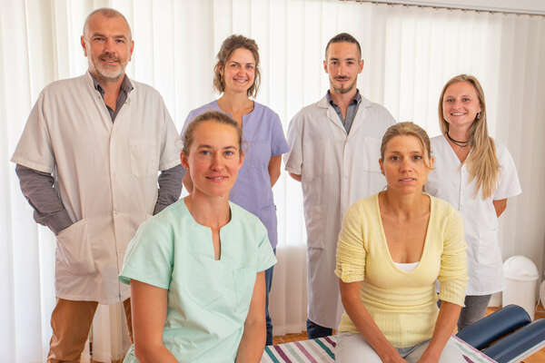 L'équipe du Cabinet Paramedical ... en raquettes !