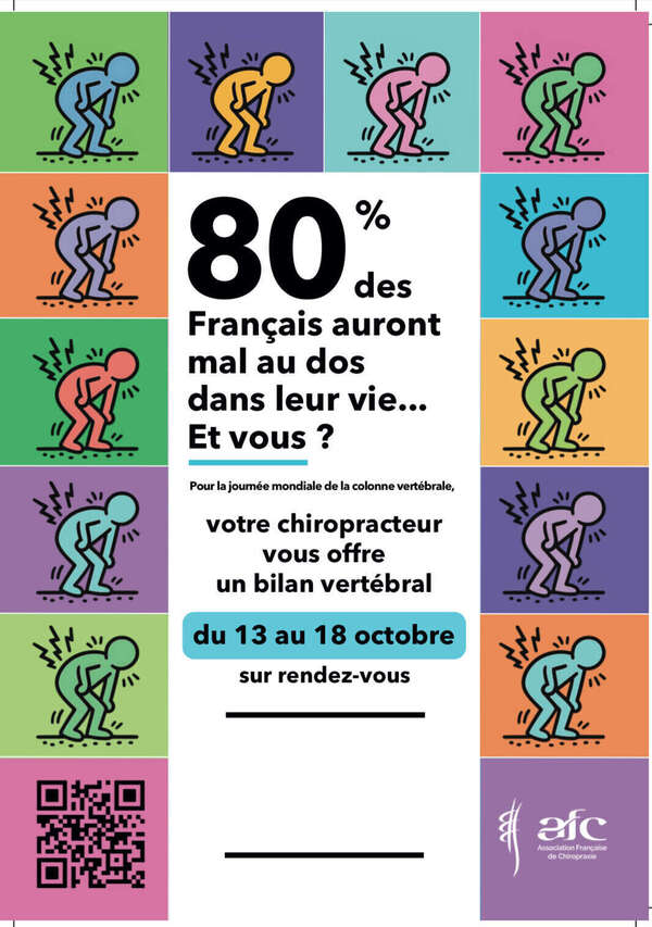 World Spine Day – Bilans Gratuits du 13 au 16 octobre