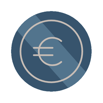 Wired flat 292 coin euro hover pinch