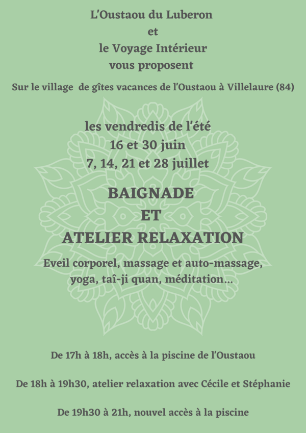 Baignade et relaxation