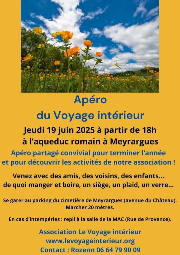 Présentation de nos activités lors de l'apéro du 19 juin 2025 à Meyrargues