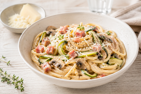 Pâtes carbonara façon « healthy »