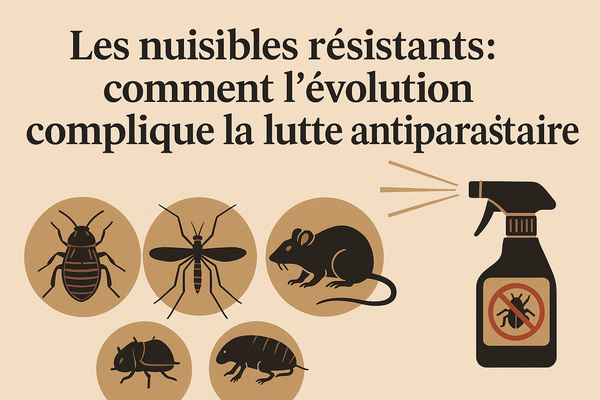 Les nuisibles résistants : comment l'évolution complique la lutte antiparasitaire