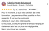 Screen temoignage client Cap sur le Web  Avis Google