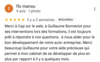 Screen temoignage client Cap sur le Web Avis Google