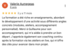 Screen temoignage client Cap sur le Web Avis Google