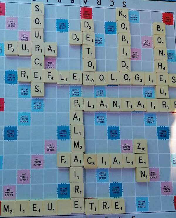 Reflexologie "mot compte triple"