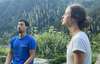 Elise Pieters et Leonardo Pelagotti instructeur de la méthode Wim Hof