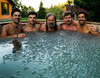Wim Hof entouré d'instructeurs de sa méthode dont leonardo