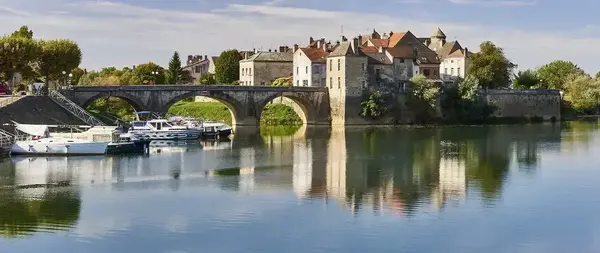 Demigny et Verdun sur le Doubs à vélo