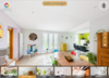 Interface visite virtuelle pour une maison