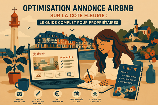 Optimisation annonce Airbnb sur la Côte Fleurie : le guide complet pour propriétaires