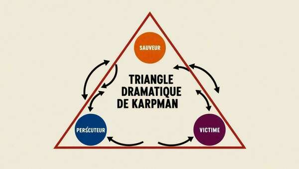 Le triangle de Karpman : dynamiques relationnelles toxiques**