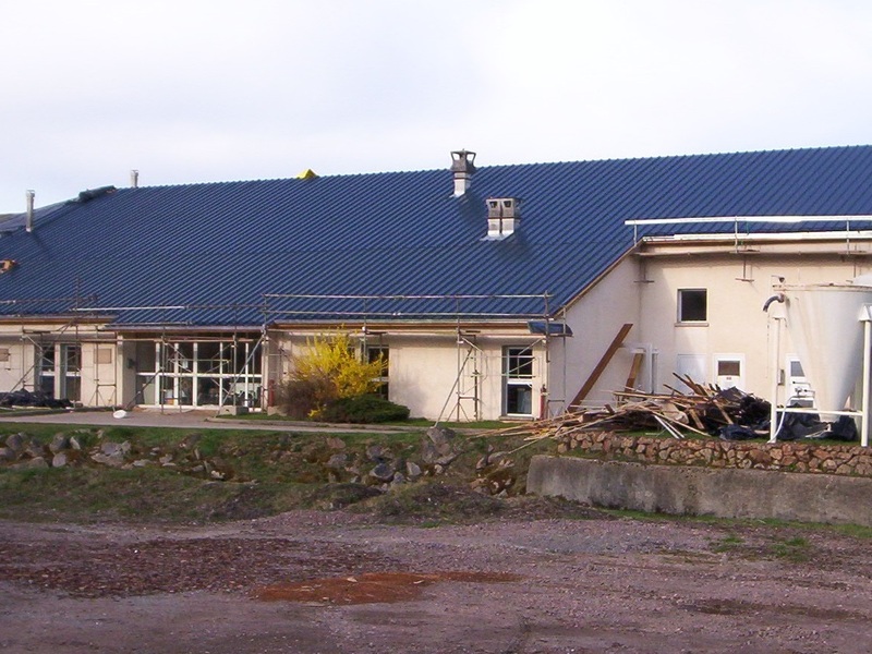 Autre vue de la toiture.