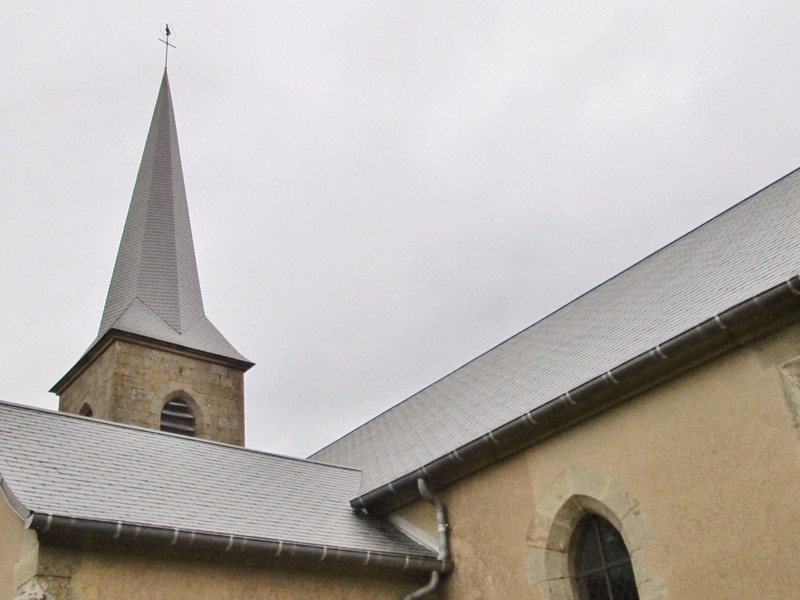 Vue des toitures d'en bas.