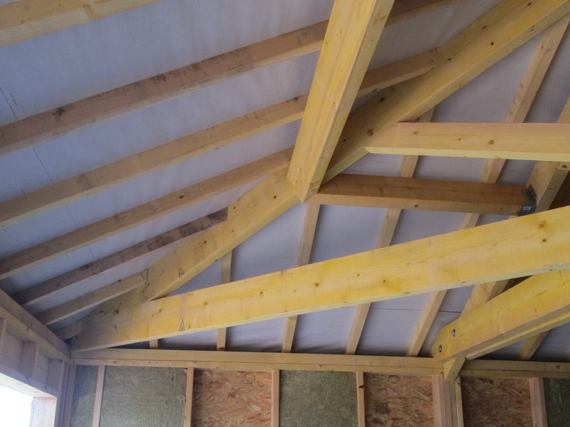 Autre vue de la charpente.