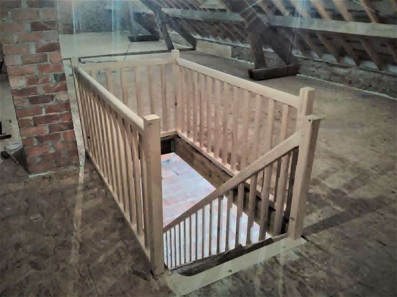 Rembarde en épicéa.