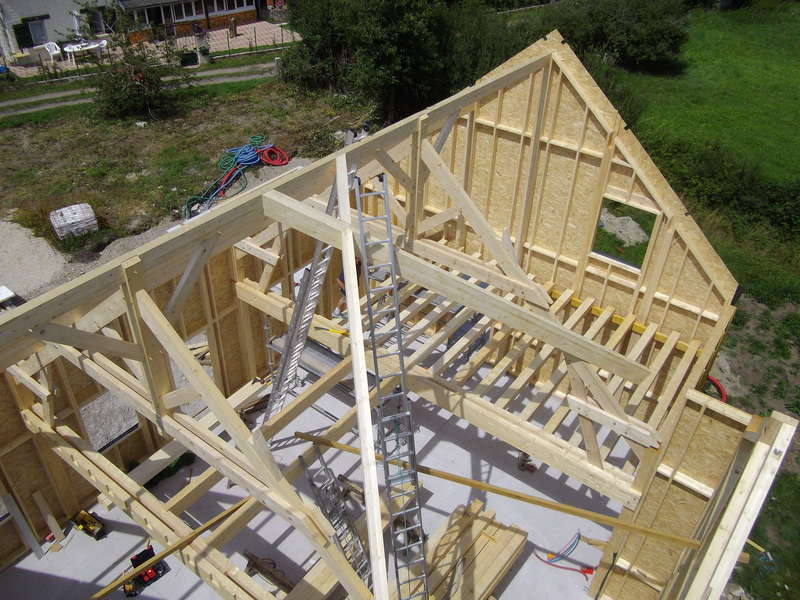 Vue de dessus du pavillon.
