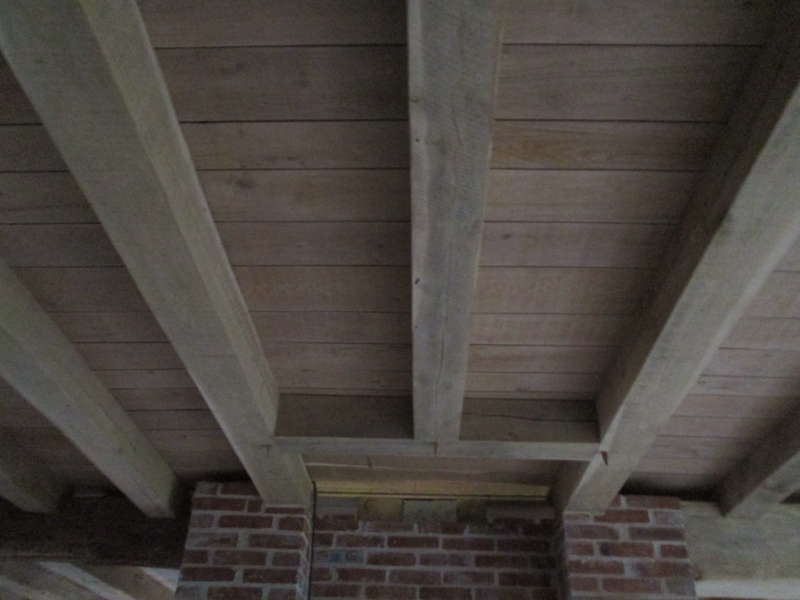 Même chevêtre avec plancher en chêne.