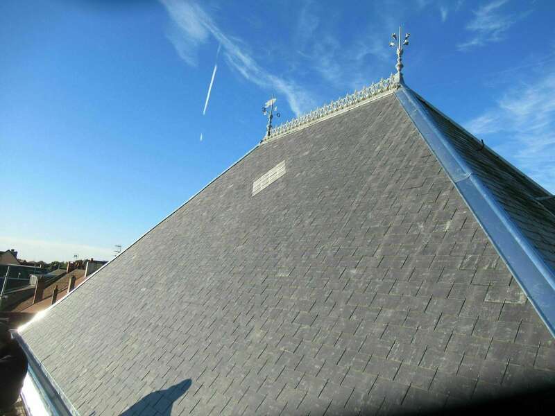 Motif losange en ardoise verte du Brésil.