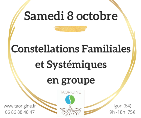Samedi 8 Octobre : Journée Constellations  en groupe
