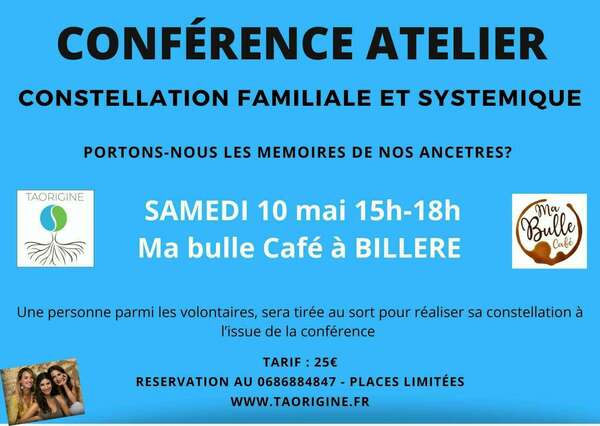 Conférence / Atelier 10 mai 15h - 18h