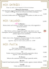 Menu Saint Denis sur place