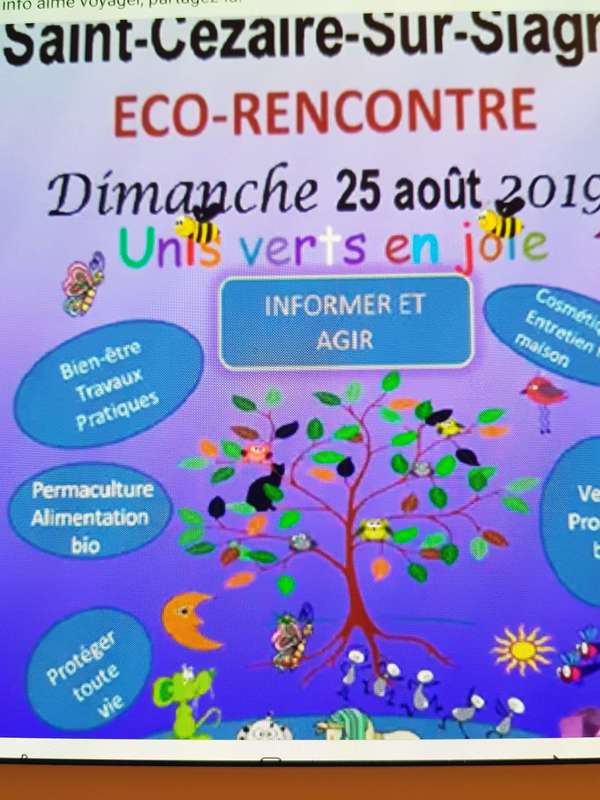 Participation à la 1ère Eco-rencontre à St Césaire/Siagne 