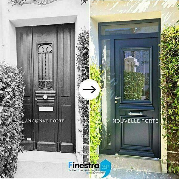 Remplacement d’une porte d’entrée à Lorient