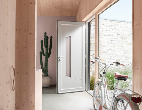 Portes d'entrée en PVC