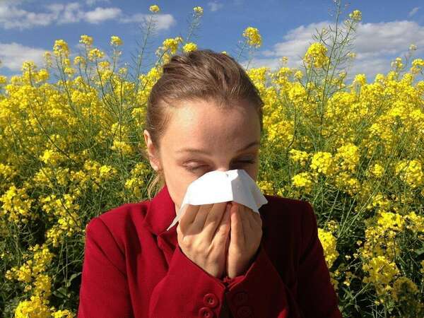 Allergies saisonnières, rhumes des foins.
