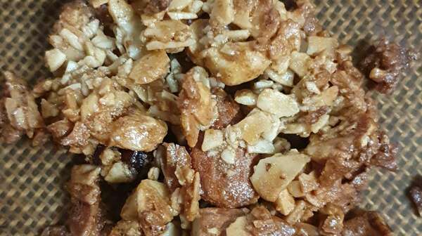 Biscuits croquants amandes canneberges