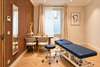 Salle de soin du cabinet de chiropratique de Quentin François Boissier, rue d'Armaillé, Paris 17e