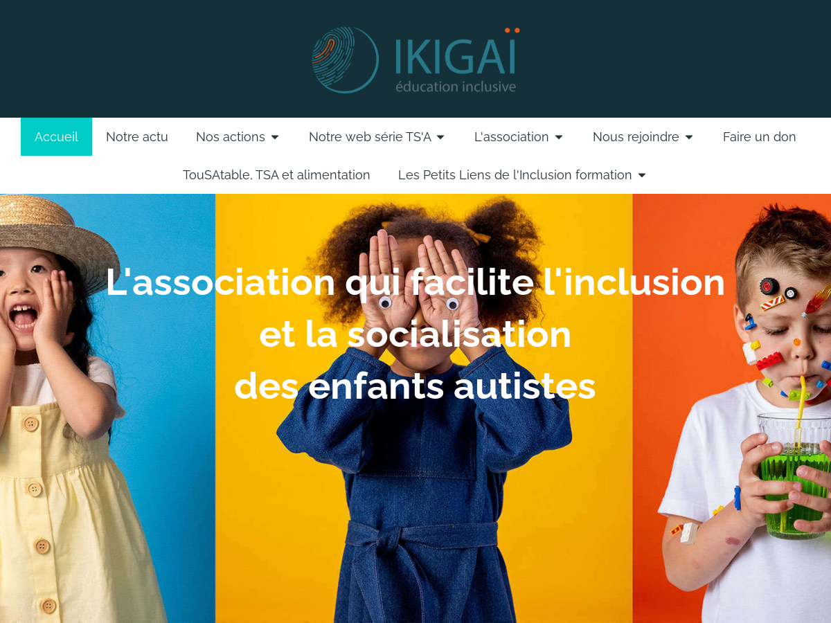 Exemple de site internet de Association à but non lucratif à Paris