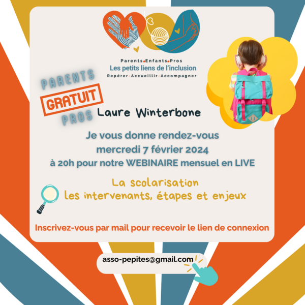 Visio n°3, mercredi 7 février à 20h  #enfant #handicap #école