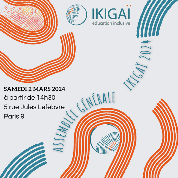Samedi 2 mars - AG de l'association IKIGAÏ