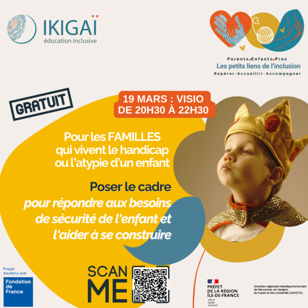 Accompagnement Parentalité  - visio n°4 : le cadre , mardi 19 mars 2024 à 20h30