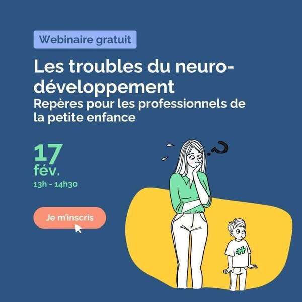 Webinaire 1ers signes d'autisme chez le jeune enfant