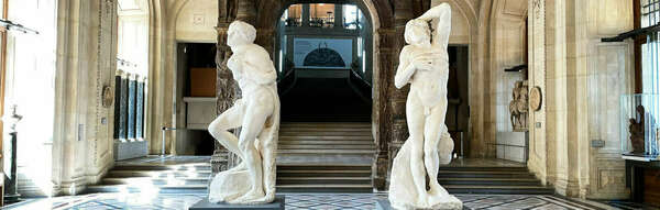 Return of Michelangelo's Slaves to the Louvre Sculptures